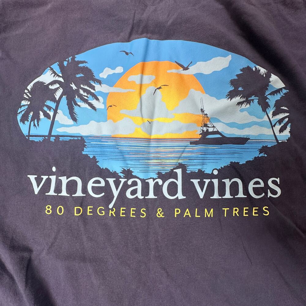 Vineyard Vines Women’s Navy Pocket Tee S | 80 Degrees T-Shirt | MSRP $48